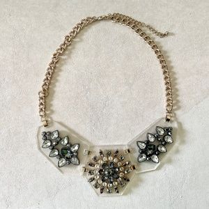 One of a kind lucite necklace